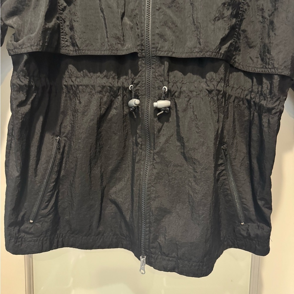 Reebok Black Windbreaker Jacket Size L Unisex Zip Front Outdoor - Picture 4 of 16